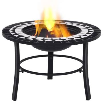 vidaXL Mosaic Fire Pit 68cm – Stylish & Functional