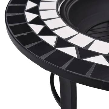 vidaXL Mosaic Fire Pit 68cm – Stylish & Functional