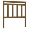 Stylish Solid Wood Pine Bed Headboard - Honey Brown