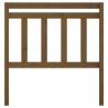 Stylish Solid Wood Pine Bed Headboard - Honey Brown