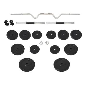 Curl Barbell & Dumbbell Set - 60 kg for Versatile Workouts