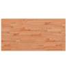 Solid Wood Beech Bathroom Countertop 100x50 cm - Durable & Stylish