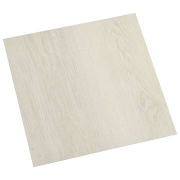 Self-Adhesive PVC Flooring Planks - 1.86 m² Beige Set