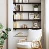 Wall Shelf Dark Brown 100x20x4 cm - Solid Oak Wood