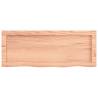 Light Brown Wall Shelf - Solid Oak Wood | HipoMarket