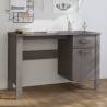 Desk HAMAR Light Grey - Solid Pinewood Writing Desk