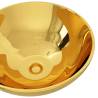 Elegant Gold Ceramic Wash Basin - 32.5x14 cm | HipoMarket