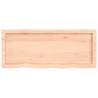 Wall Shelf 100x40 cm Solid Oak - Rustic Storage Solution