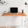 Desk Top 100x(55-60)x2.5 cm Solid Wood Beech Colour brown Size 100 x (55-60) x 2.5 cm 