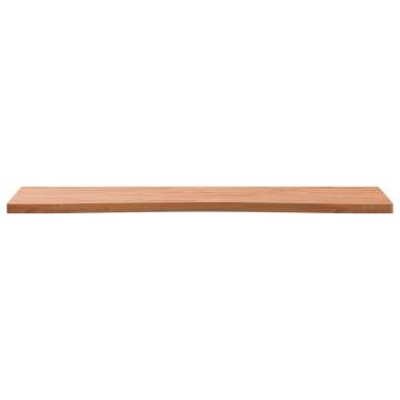 Solid Wood Beech Desk Top 100x(55-60)x2.5 cm | Hipomarket UK