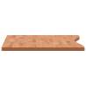 Solid Wood Beech Desk Top 100x(55-60)x2.5 cm | Hipomarket UK