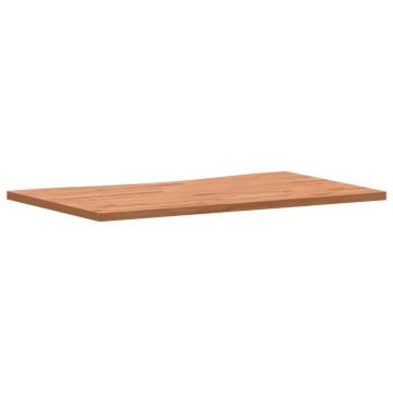 Solid Wood Beech Desk Top 100x(55-60)x2.5 cm | Hipomarket UK