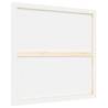 Stretched Canvases (12 pcs) - White Fabric & Solid Pine Wood