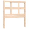 Solid Wood Bed Frame with Headboard 100x200 cm - Hipomarket