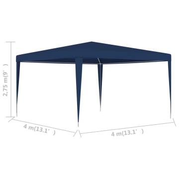 Party Tent 4x4m Blue - Durable Outdoor Canopy