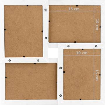 Collage Photo Frame for 24 Photos - White MDF | Hipo Market