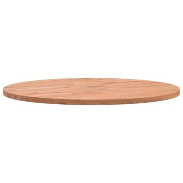 Round Solid Wood Beech Table Top Ø50x1.5 cm | HipoMarket