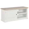 TV Cabinet White 90x30x40 cm Wood Colour white and brown Quantity in Package 1 