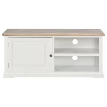 Modern White TV Cabinet 90x30x40 cm - Stylish & Functional