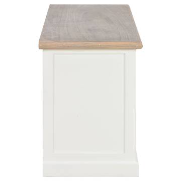 Modern White TV Cabinet 90x30x40 cm - Stylish & Functional