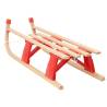 Folding Sledge Wood 110 cm - Smooth Winter Fun