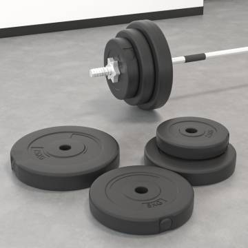 Weight Plates 6 pcs 30 kg Cement for Home Workouts