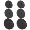 Weight Plates 6 pcs 30 kg Cement for Home Workouts