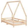 Kids Bed Frame 80x160 cm Solid Wood Pine - Fun & Sturdy