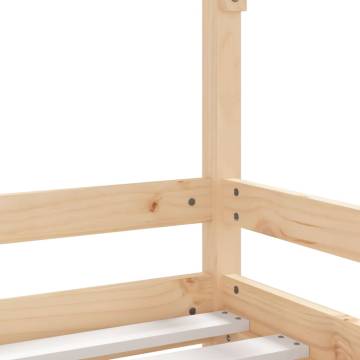 Kids Bed Frame 80x160 cm Solid Wood Pine - Fun & Sturdy