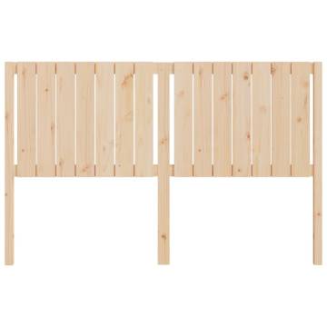 Stylish Solid Wood Pine Bed Headboard | 165.5x4x100 cm