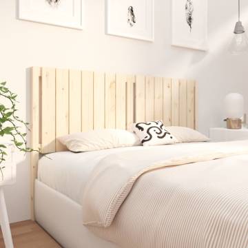 Stylish Solid Wood Pine Bed Headboard | 165.5x4x100 cm