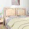 Bed Headboard 165.5x4x100 cm Solid Pine Wood Colour natural Size 165.5 x 100 cm Quantity in Package 1 