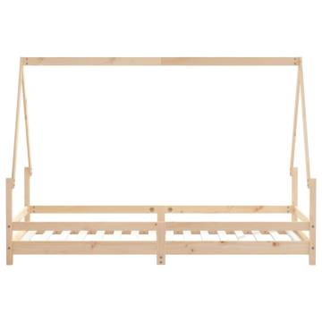 Kids Bed Frame 80x200 cm Solid Wood Pine | Hipomarket