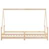 Kids Bed Frame 80x200 cm Solid Wood Pine | Hipomarket