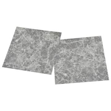 Self-Adhesive PVC Flooring Planks - Concrete Grey - 20 pcs