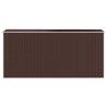 Garden Shed Dark Brown 192x440 cm | Durable Steel Storage