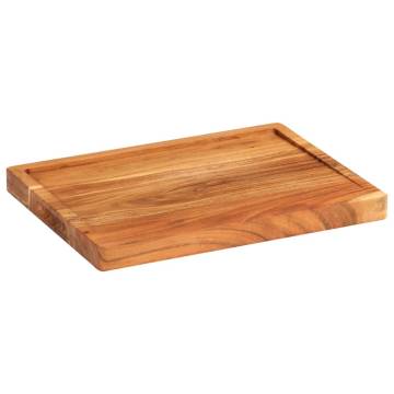 Solid Acacia Wood Chopping Board 43x32 cm | Hipomarket