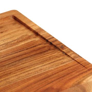 Solid Acacia Wood Chopping Board 43x32 cm | Hipomarket