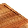 Solid Acacia Wood Chopping Board 43x32 cm | Hipomarket