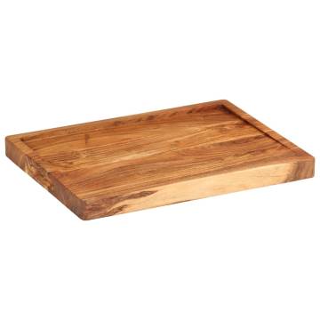 Solid Acacia Wood Chopping Board 43x32 cm | Hipomarket