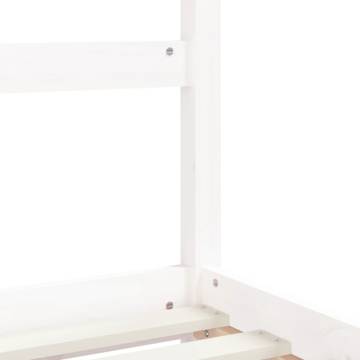 Kids Bed Frame White 90x190 cm - Solid Wood Pine