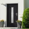 Front Door Anthracite 88x200 cm PVC Colour anthracite outside / white inside Size 88 x 200 cm Quantity in Package 1 Model right + push handle 