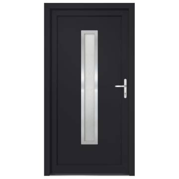 Anthracite PVC Front Door – Stylish & Secure | 88x200 cm