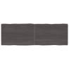 Solid Wood Live Edge Table Top - Dark Brown | HipoMarket