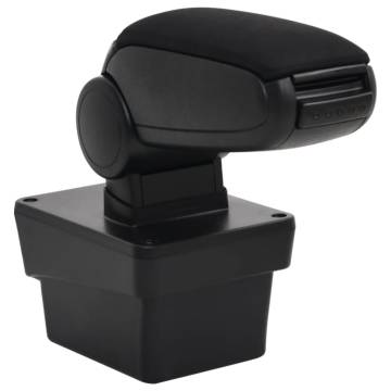 Car Armrest Black 17x40x(31-49) cm - Stylish Storage Solution