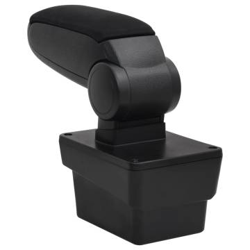 Car Armrest Black 17x40x(31-49) cm - Stylish Storage Solution