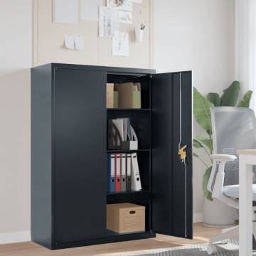 File Cabinet Anthracite 90x40x140 cm Steel - Durable & Stylish