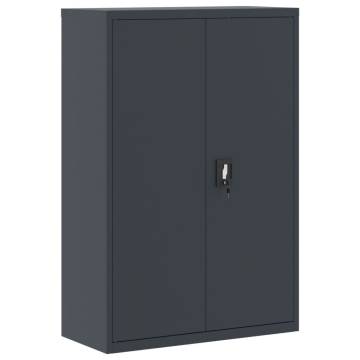 File Cabinet Anthracite 90x40x140 cm Steel - Durable & Stylish