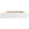 Bed Frame White 140x190 cm - Solid Pine Wood | HiPoMarket