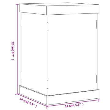 Acrylic Display Box 14x14x22 cm - Clear & Durable Protection